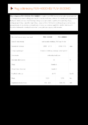 Snowploughs with Swivel-Flaps Pronar PUV 3600HD