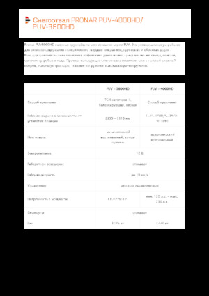 Snowploughs with Swivel-Flaps Pronar PUV 3600HD