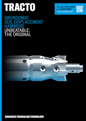 Soil Displacement Hammers TRACTO-Technik Grundomat S 75 Servo