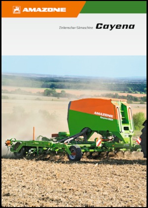 Sowing machines Amazone Cayena 6001 C