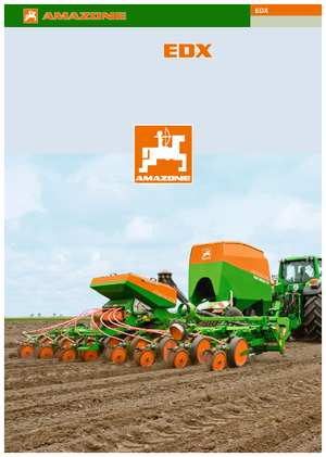 Sowing machines Amazone EDX 6000 TC