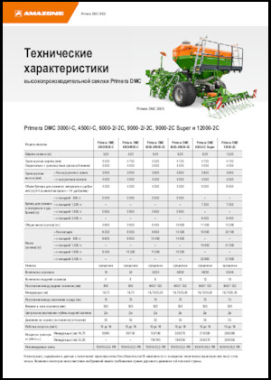 Sowing machines Amazone Primera DMC 6000-2