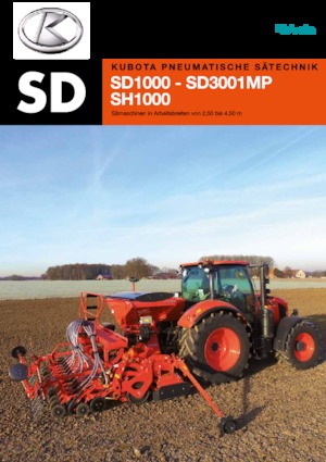 Sowing machines Kubota SD3301MP e-bas