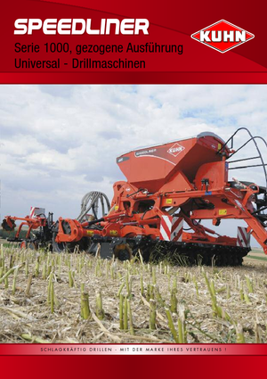 Sowing machines Kuhn Speedliner 4000-32