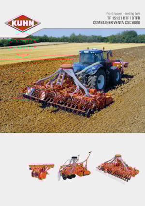 Sowing machines Kuhn Venta TF 1512 IsoBus Vario 