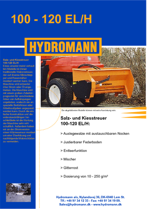 Attachable Spreaders Hydromann 120 EL