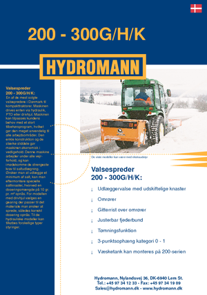 Attachable Spreaders Hydromann 200 G