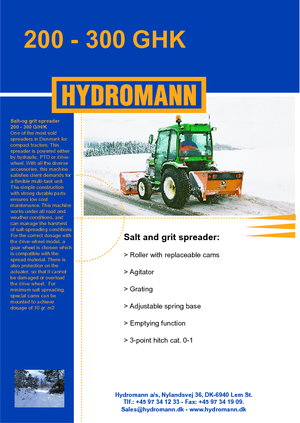 Spreader Attachments Hydromann 200 G