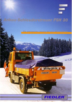 Attachable Spreaders Fiedler FSH 30 Edelstahl