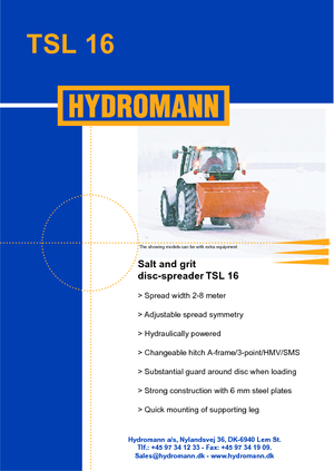 Attachable Spreaders Hydromann TSL 16