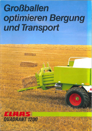 Square balers Claas Quadrant 1200