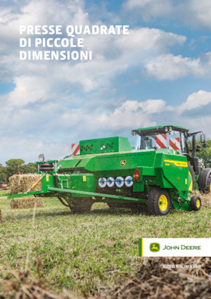 Büyük kare balyalayıcı + yüksek yoğunluklu balya makineleri John Deere S200
