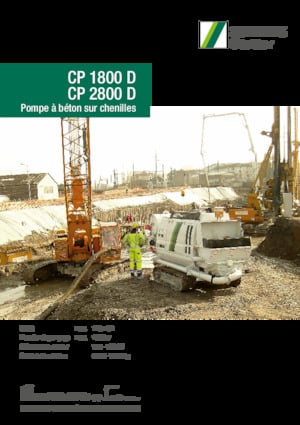 Stationary Concrete Pumps SCHWING-Stetter CP 2800 D