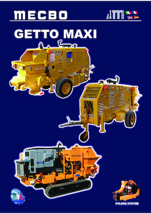 Sabit beton pompaları Mecbo Getto Maxi