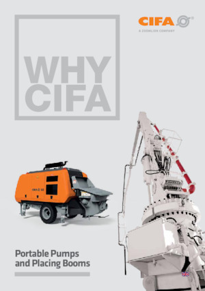 Stationary Concrete Pumps CIFA PC 709