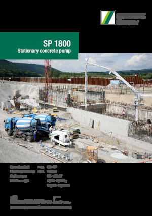 Sabit beton pompaları SCHWING-Stetter SP 1800 D