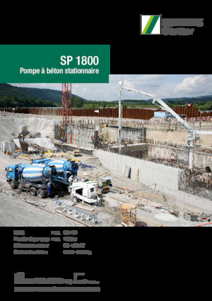 Sabit beton pompaları SCHWING-Stetter SP 1800 D