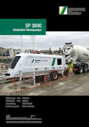 Stationary Concrete Pumps SCHWING-Stetter SP 3800 D