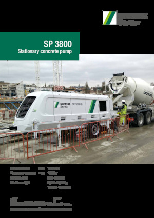 Stationary Concrete Pumps SCHWING-Stetter SP 3800 D