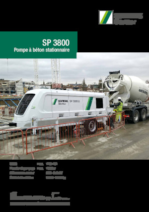 Stationary Concrete Pumps SCHWING-Stetter SP 3800 D