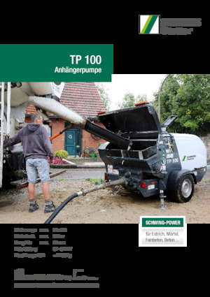 Sabit beton pompaları SCHWING-Stetter TP 100 D