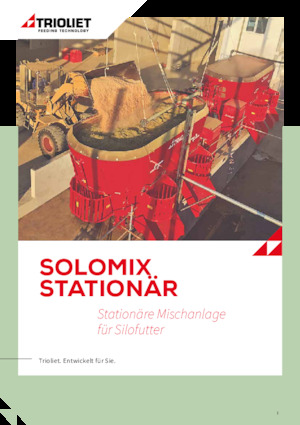 Stationary feed mixers Trioliet Solomix 3 - 4600 VL