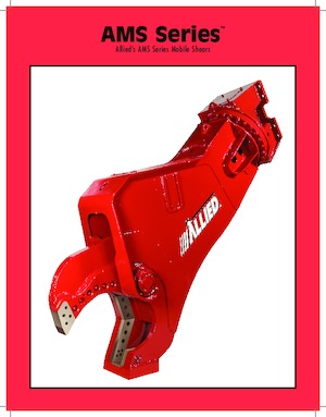 Steel scrap cutters Allied AMS 100 Tip