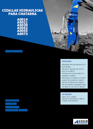 Steel scrap cutters Arden AS042