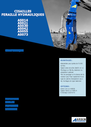 Steel scrap cutters Arden AS042