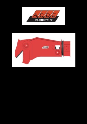 Çelik hurda kesici ACDE ATC40
