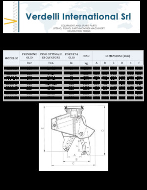 Çelik hurda kesici Verdelli C.D.I.S. 5