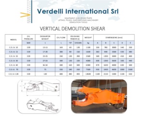 Steel scrap cutters Verdelli CDIS 5 R