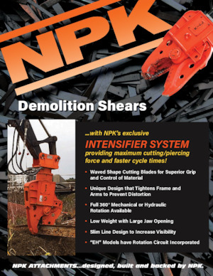 Steel scrap cutters NPK K-7JR