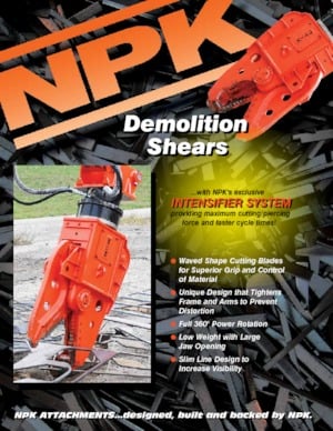Steel scrap cutters NPK K-4JR