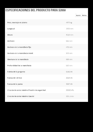 Steel scrap cutters Caterpillar S2050