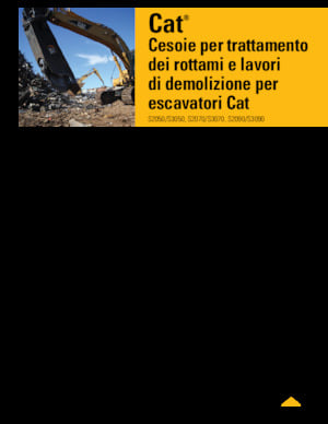 Steel scrap cutters Caterpillar S2070