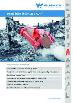 Steel scrap cutters WIMMER TC 700 S