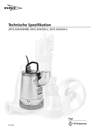 Kanalizasyon Pompaları Flygt-Pumpen BIBO 2075 LR 271