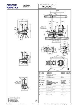 Sewage Pumps Faggiolati G 209 T3C3-L30AA0