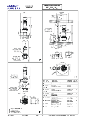 Kanalizasyon Pompaları Faggiolati G 420 R2C2-T102AA2