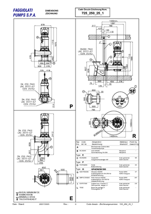 Kanalizasyon Pompaları Faggiolati G 425 R2C4-V105AA2