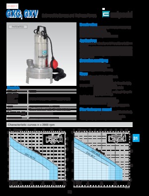 Sewage Pumps Calpeda GXC 40-10