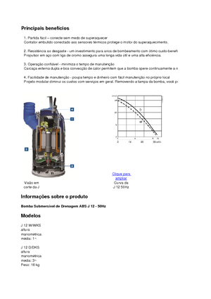 Sewage Pumps ABS-Pumpen J 12 D