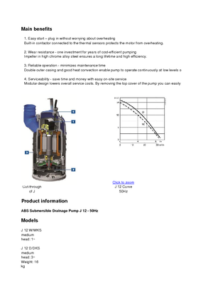 Sewage Pumps ABS-Pumpen J 12 D