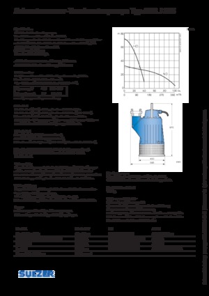 Sewage Pumps Sulzer J 205 HD