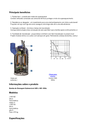 Kanalizasyon Pompaları ABS-Pumpen J 405 HD