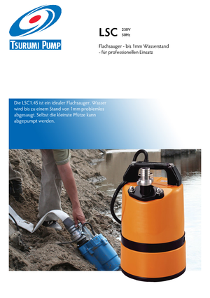 Sewage Pumps Tsurumi-Pumpen LSC1.4S2