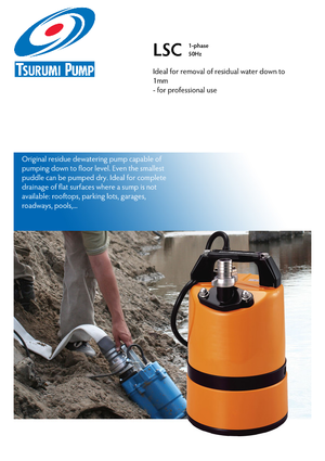 Sewage Pumps Tsurumi-Pumpen LSC1.4S2