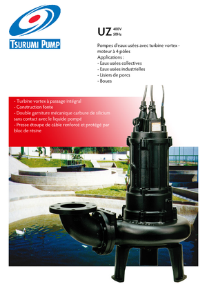 Wastewater Pumps Tsurumi-Pumpen 80UZ47.5