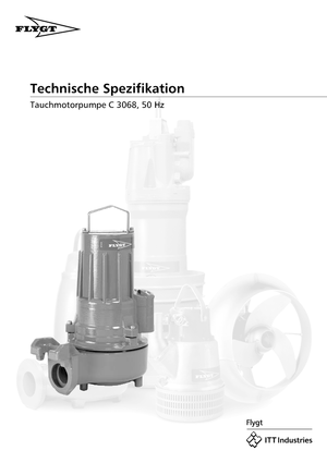 Wastewater Pumps Flygt-Pumpen CS 3068 LR 251